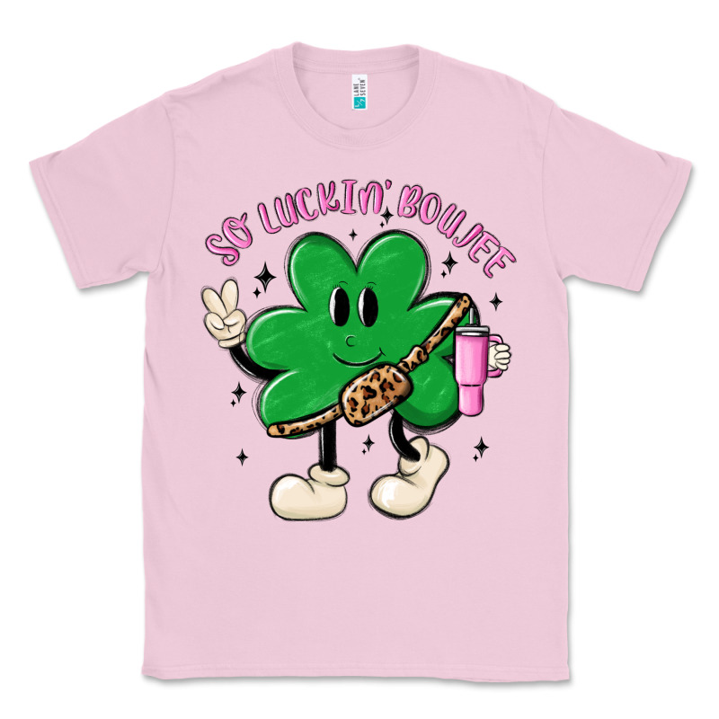 So Luckin Boujee Classic Tee by MaliasSmallBusiness | Teevron