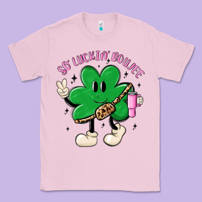 So Luckin Boujee Classic Tee Designed By Maliassmallbusiness