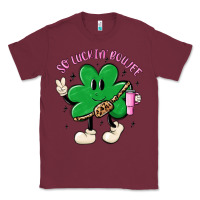 Burgundy so luckin boujee Classic Tee - MaliasSmallBusiness