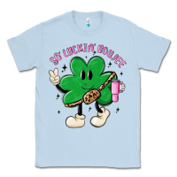 Dusty Blue so luckin boujee Classic Tee - MaliasSmallBusiness