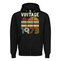 Black Vintage Classics 1973 Zipper Hoodie - Bettercallsaul