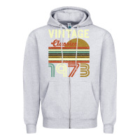 Heather Grey Vintage Classics 1973 Zipper Hoodie - Bettercallsaul