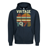 Navy Vintage Classics 1973 Zipper Hoodie - Bettercallsaul