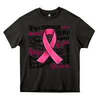 Asphalt breast cancer ribbon Heavy Core Tee - JahusDesignShop