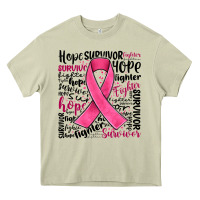 Mossy breast cancer ribbon Heavy Core Tee - JahusDesignShop