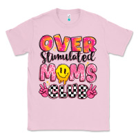 Bubblegum Pink over stimulated moms club Classic Tee - JahusDesignShop