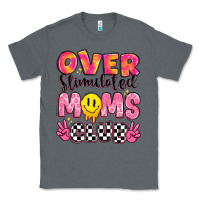 Charcoal Heather over stimulated moms club Classic Tee - JahusDesignShop