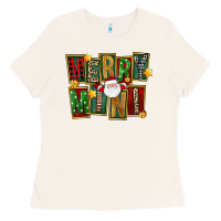 Bone Christmas merry mini Ladies Tee - FaDigitalArtStudio
