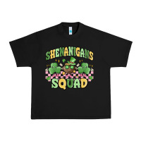 Black shenanigans squad Urban Heavy Tee - MaliasSmallBusiness