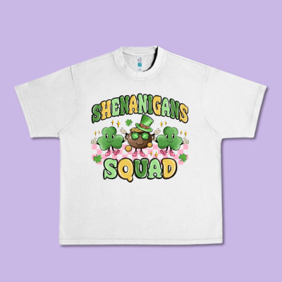 Shenanigans Squad Urban Heavy Tee Designed By Maliassmallbusiness