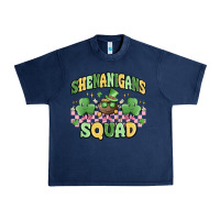 Navy shenanigans squad Urban Heavy Tee - MaliasSmallBusiness