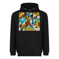 Black cowhide aztec horse Heavyweight Hoodie - TumblerDesignByShophia