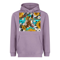 Lavender cowhide aztec horse Heavyweight Hoodie - TumblerDesignByShophia