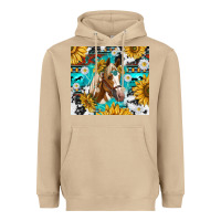 Mushroom cowhide aztec horse Heavyweight Hoodie - TumblerDesignByShophia