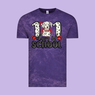 101 Days Of School Vintage Tee Designed By Maliassmallbusiness