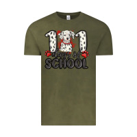 Vintage Olive 101 days of school Vintage Tee - MaliasSmallBusiness