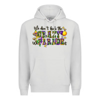 Dove Grey we dont hide the crazy we parade it Premium Hoodie - CowGirlArtShop