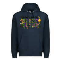 Navy we dont hide the crazy we parade it Premium Hoodie - CowGirlArtShop