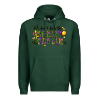 Sports Green we dont hide the crazy we parade it Premium Hoodie - CowGirlArtShop