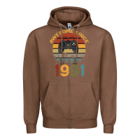 Chestnut Awesome Since 1991 Zipper Hoodie - Bettercallsaul