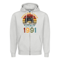 Dove Grey Awesome Since 1991 Zipper Hoodie - Bettercallsaul