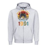 Heather Grey Awesome Since 1991 Zipper Hoodie - Bettercallsaul