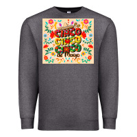 Charcoal Heather cinco cinco cinco de mayo Premium Sweatshirt - CowGirlArtShop