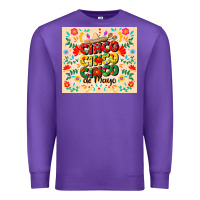 Purple cinco cinco cinco de mayo Premium Sweatshirt - CowGirlArtShop