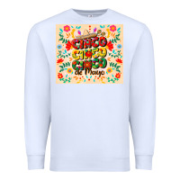 White cinco cinco cinco de mayo Premium Sweatshirt - CowGirlArtShop