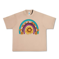 Burro rainbow sunflower Urban Heavy Tee - AdoDesignShop