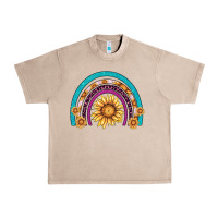 French Oak rainbow sunflower Urban Heavy Tee - AdoDesignShop