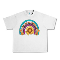 Lunar Rock rainbow sunflower Urban Heavy Tee - AdoDesignShop