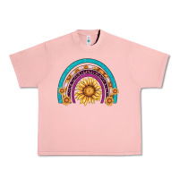 Salmon rainbow sunflower Urban Heavy Tee - AdoDesignShop