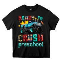 Black ready to school crush preschool Heavy Core Tee - AdoDesignShop