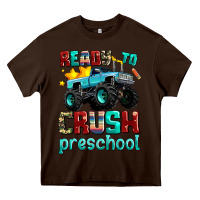 Chocolate Brown ready to school crush preschool Heavy Core Tee - AdoDesignShop