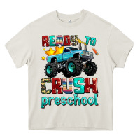 Cream ready to school crush preschool Heavy Core Tee - AdoDesignShop