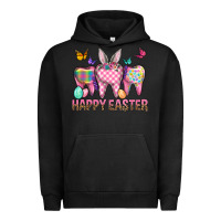Pigment Black Happy Easter Dental And Egg Urban Hoodie - BundleAndBundleShop