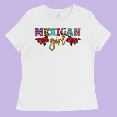 Mexican Girl Ladies Tee Designed By Hra Design Shop