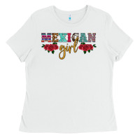 White mexican girl Ladies Tee - HRA Design Shop