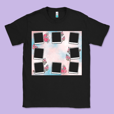 Add Your Text Photo Collage Life Classic Tee Designed By Maliassmallbusiness