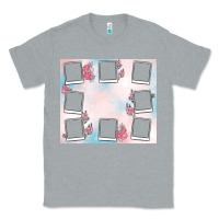 Heather Grey add your text photo collage life Classic Tee - MaliasSmallBusiness