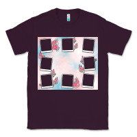 Plum add your text photo collage life Classic Tee - MaliasSmallBusiness
