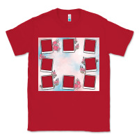 Red add your text photo collage life Classic Tee - MaliasSmallBusiness