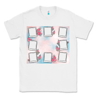 White add your text photo collage life Classic Tee - MaliasSmallBusiness