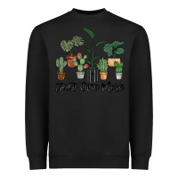 Black just one more plant Heavyweight Sweatshirt - MaliasSmallBusiness