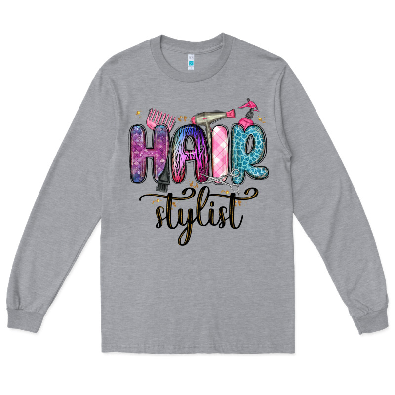 Hair Stylist Long Sleeve Tee by MaliasSmallBusiness | Teevron