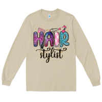 Mushroom hair stylist Long Sleeve Tee - MaliasSmallBusiness