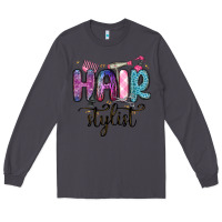 Smoke hair stylist Long Sleeve Tee - MaliasSmallBusiness