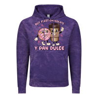Cloud Purple but first chocolate y pan dulce Vintage Hoodie - MaliasSmallBusiness