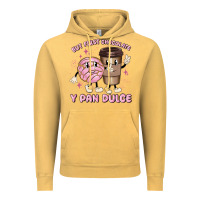 Vintage Mustard but first chocolate y pan dulce Vintage Hoodie - MaliasSmallBusiness